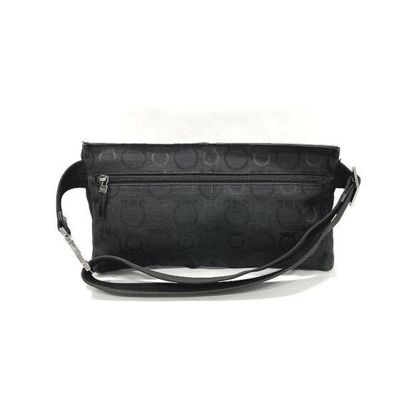 Pre Loved Salvatore Ferragamo Gancini Canvas Belt Bag - Picture 2 of 9